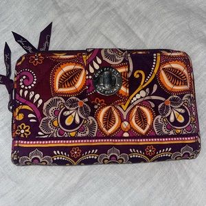 Vera Bradley Turn-lock Wallet in Safari Sunset
